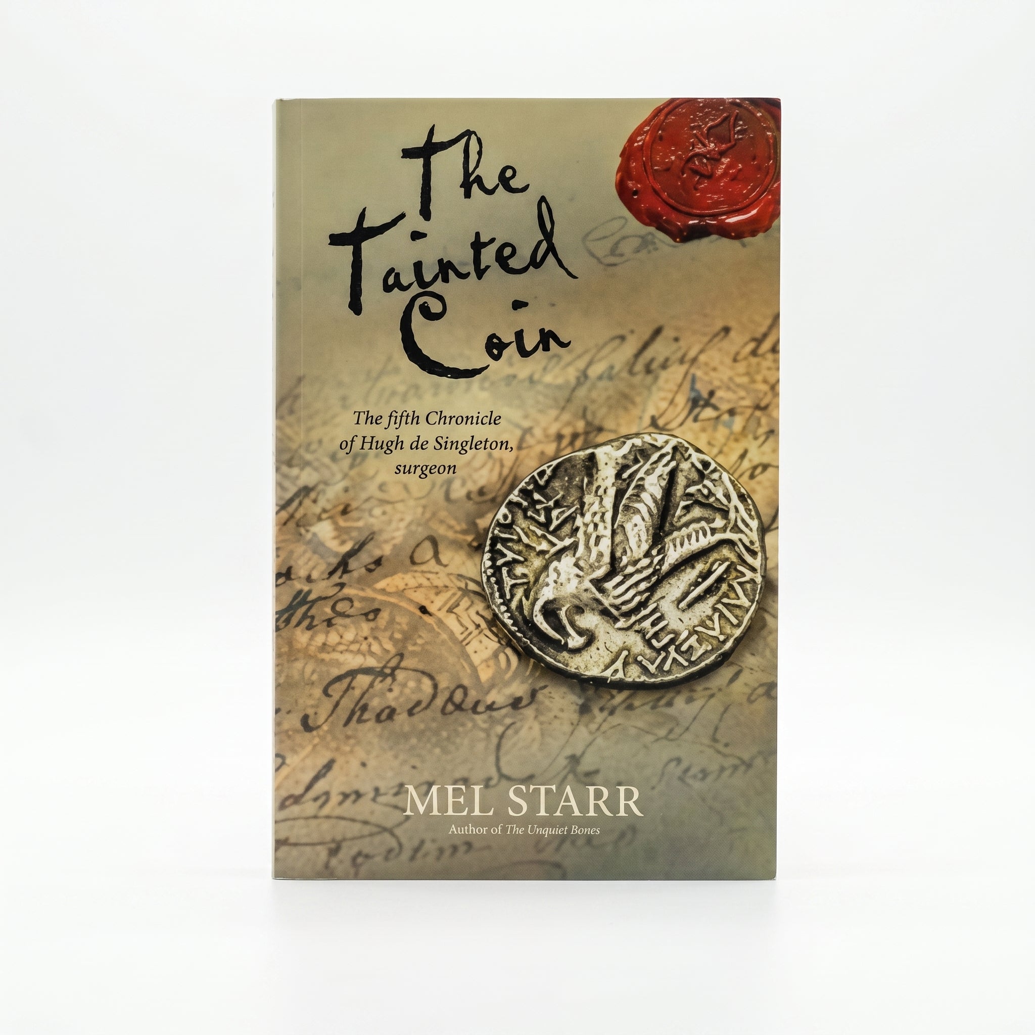 Studio photo of The Tainted Coin (Chronicles of Hugh de Singleton, Surgeon) in hero