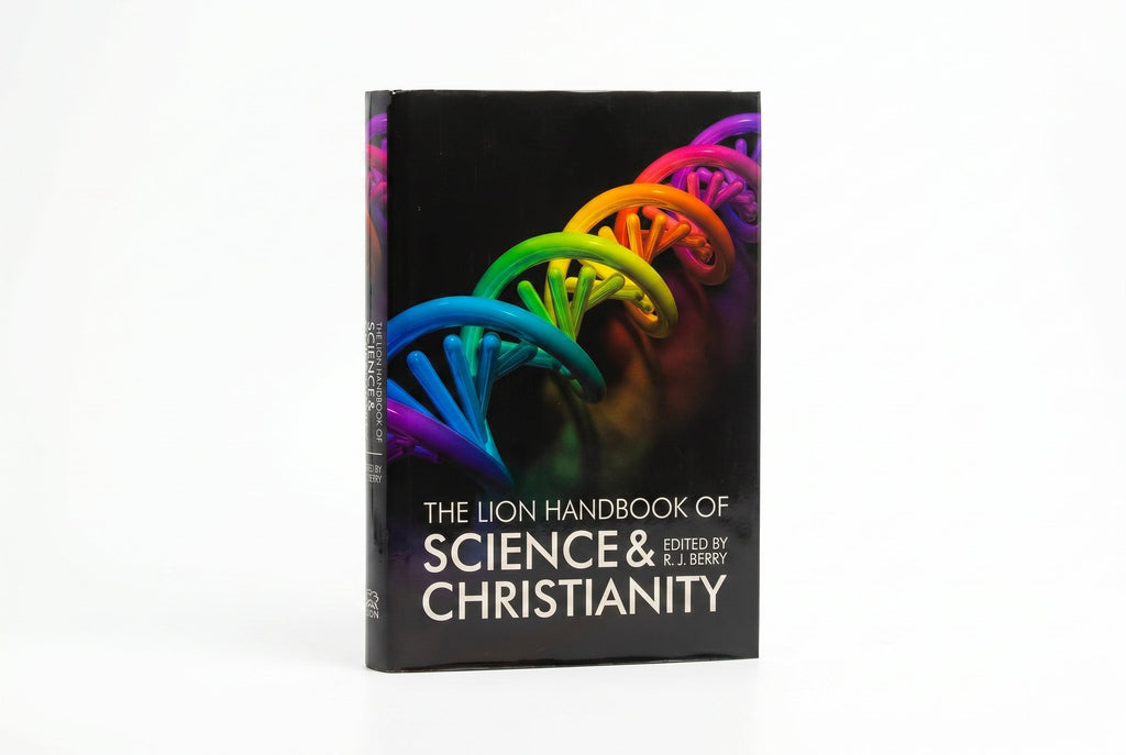 Studio photo of The Lion Handbook of Science and Christianity in hero