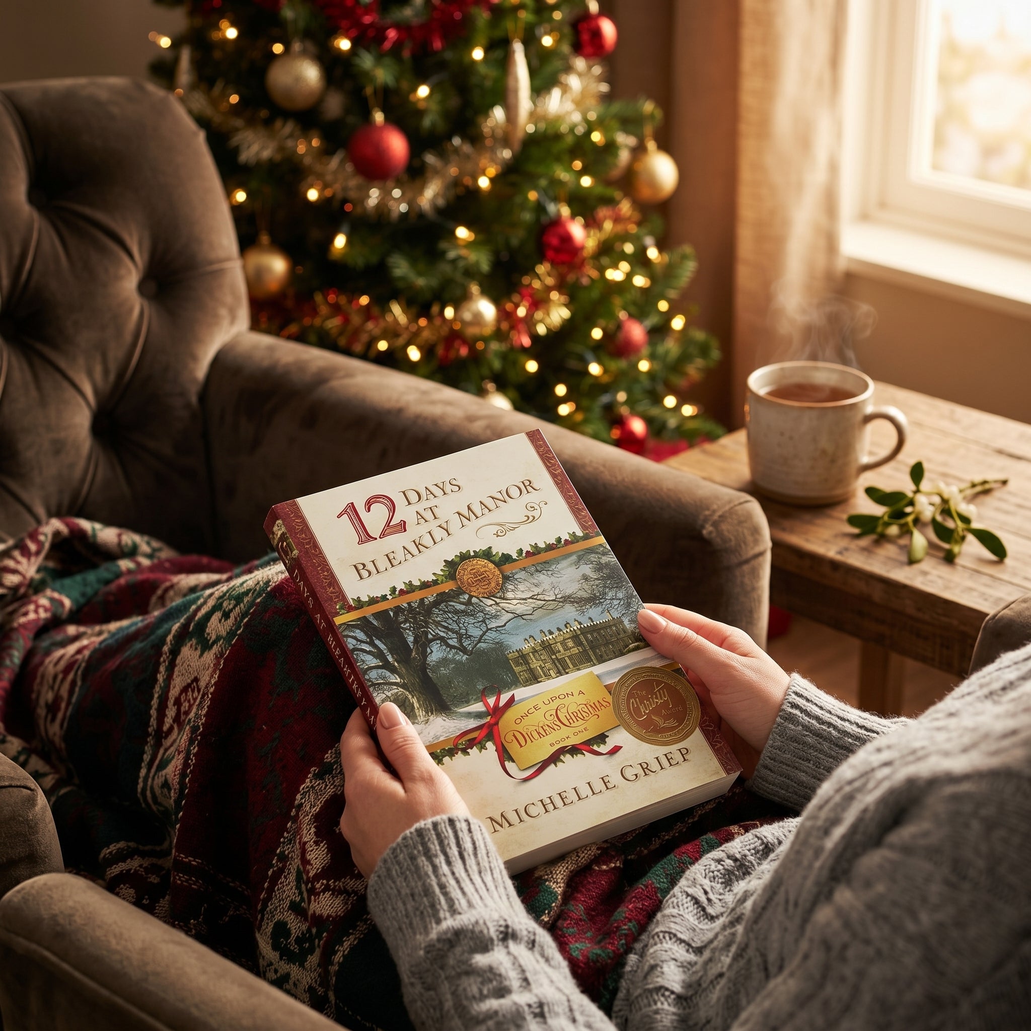 Studio photo of 12 DAYS AT BLEAKLY MANOR: BOOK 1 IN ONCE UPON DICKENS CHRISTMAS in lifestyle