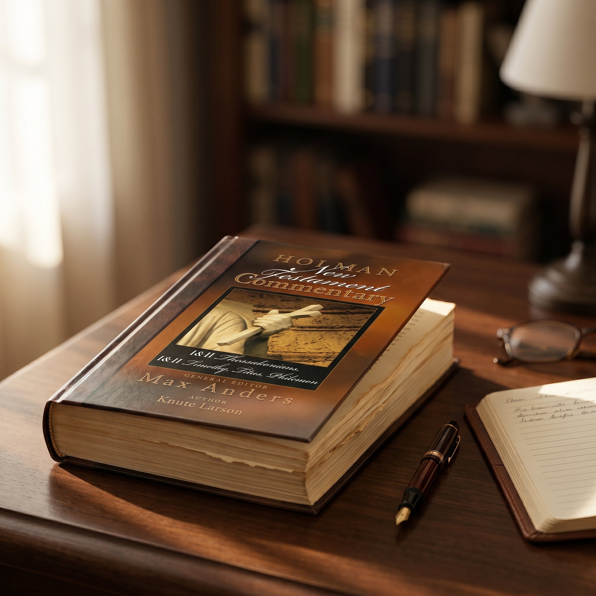 Studio photo of Holman New Testament Commentary - 1 & 2 Thessalonians, 1 & 2 Timothy, Titus, Philemon, Volume 9 in lifestyle