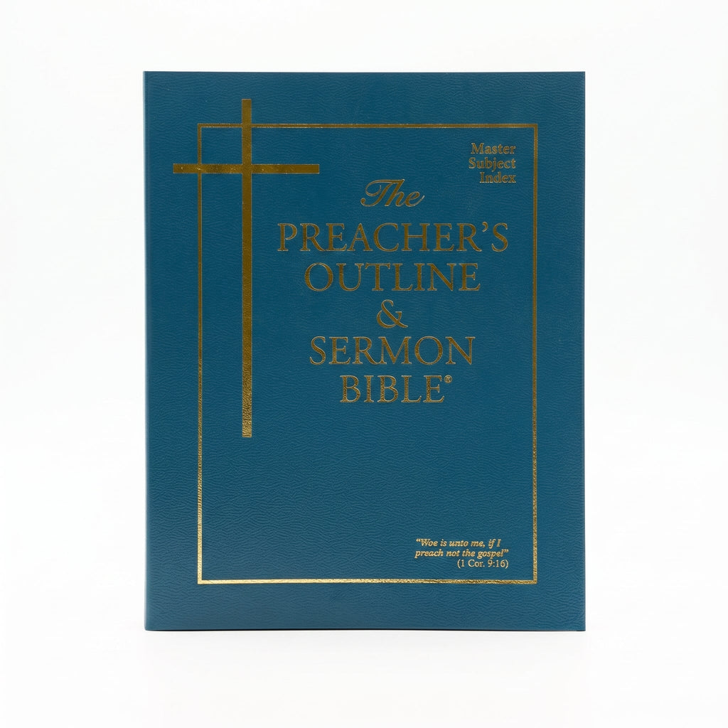 Studio photo of The Preacher's Outline & Sermon Bible: Master Subject Index in hero