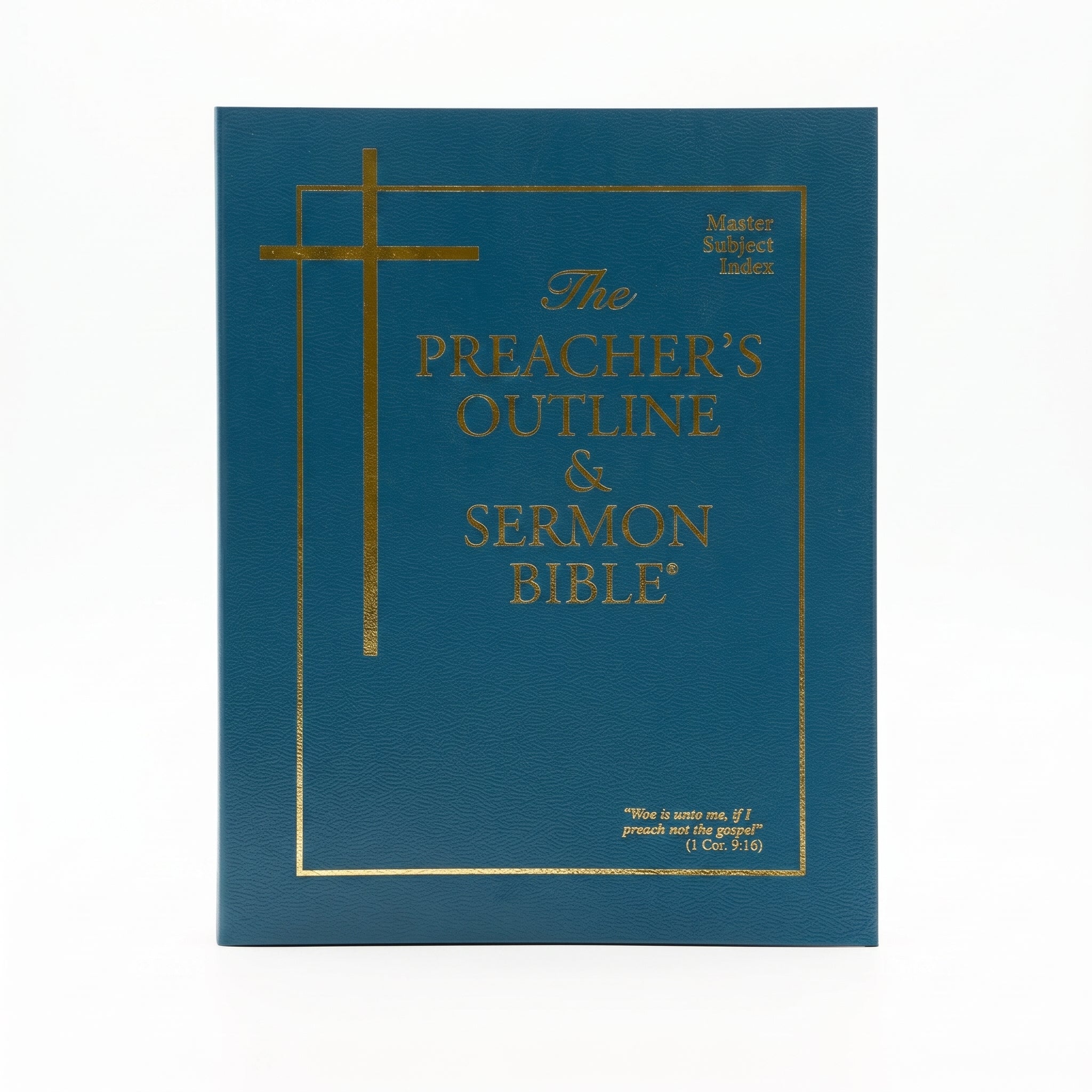 Studio photo of The Preacher's Outline & Sermon Bible: Master Subject Index in hero