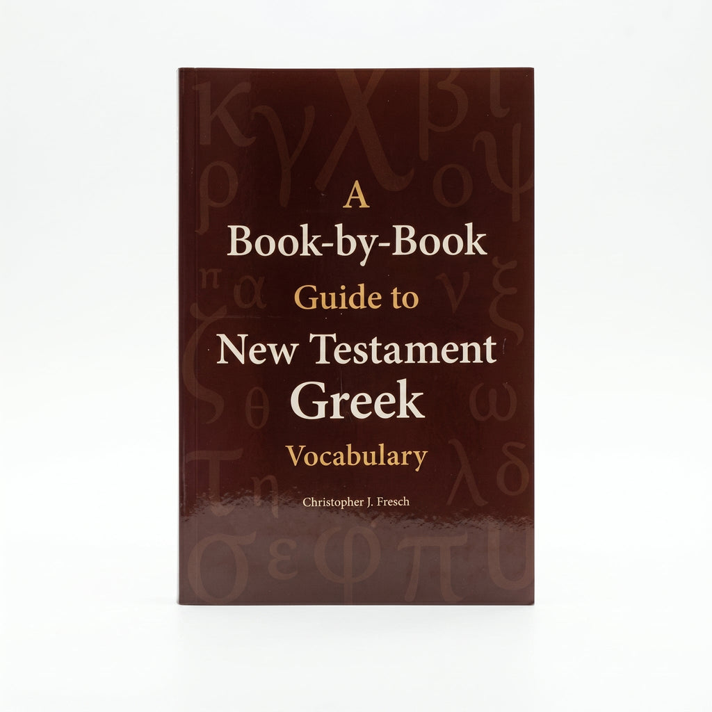 Studio photo of A Book-by-Book Guide To New Testament Greek Vocabulary in hero