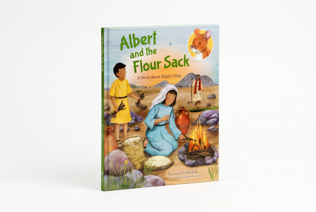 Studio photo of Albert and the Flour Sack: A Story about Elijah's Visit in hero