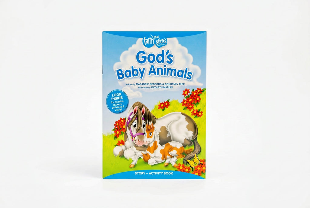 Studio photo of God's Baby Animals in hero