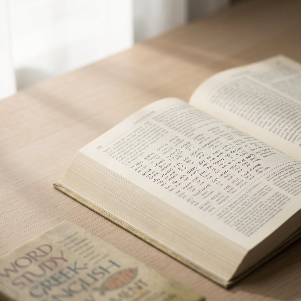 Studio photo of Word Study Greek-English New Testament: with complete concordance in detail