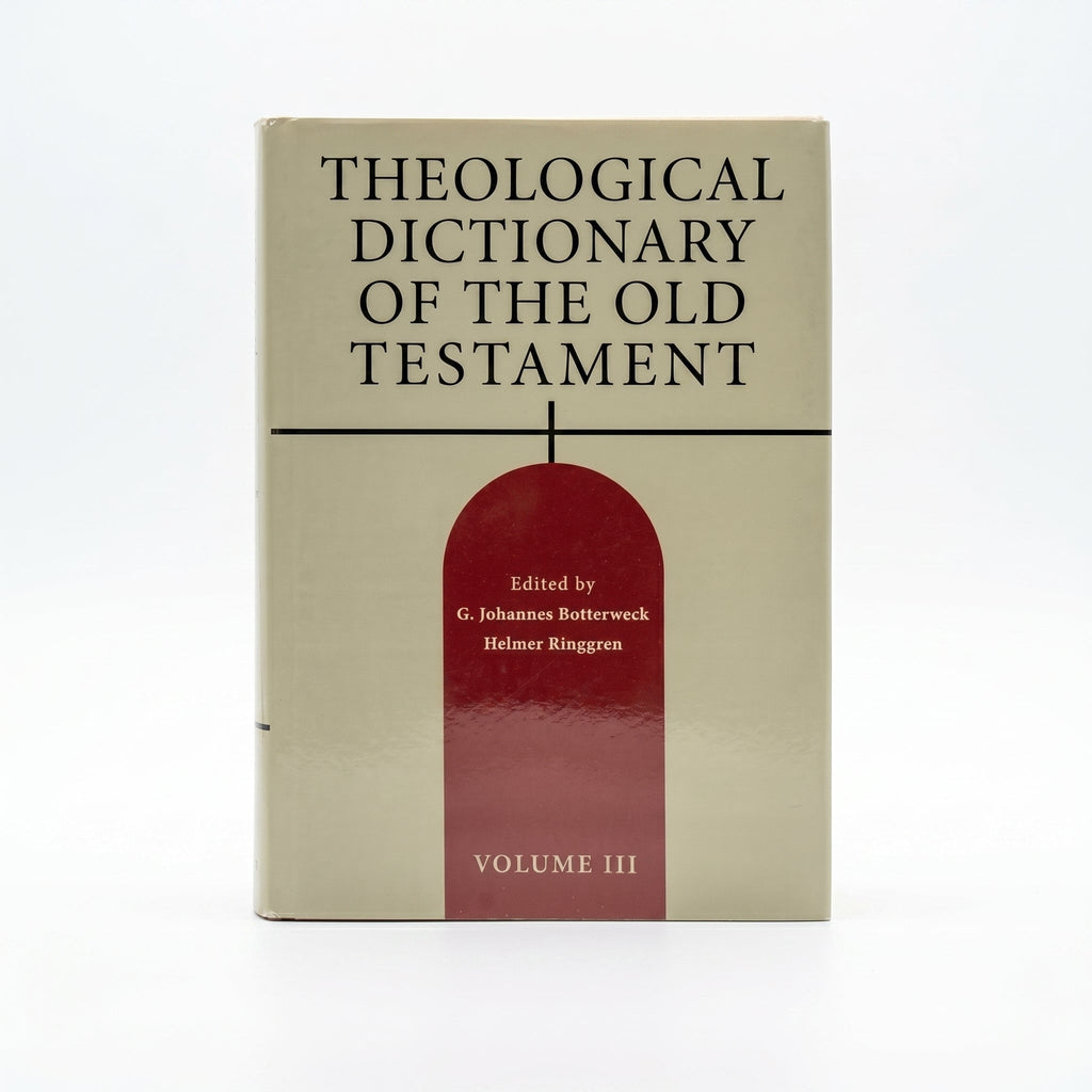 Studio photo of Theological Dictionary of the Old Testament, Volume 3 in hero
