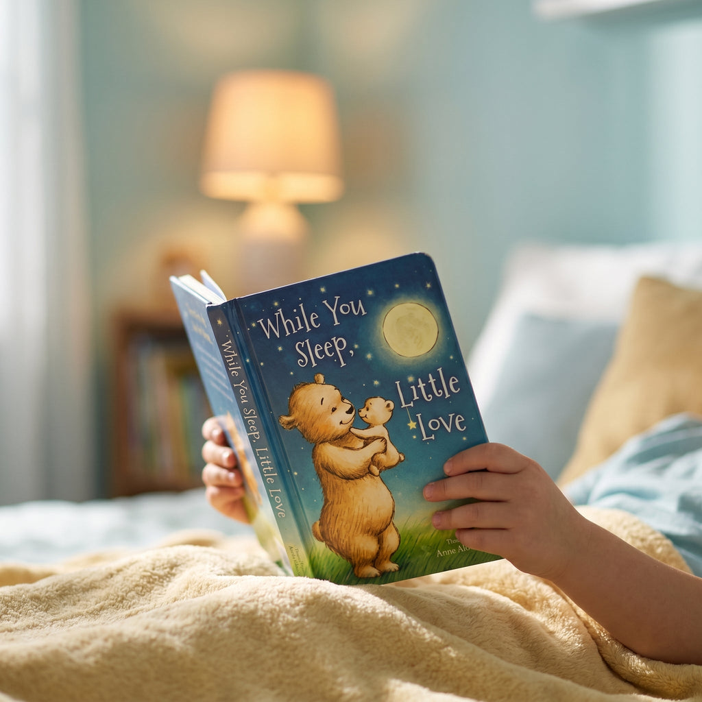Studio photo of While You Sleep, Little Love (padded) in lifestyle