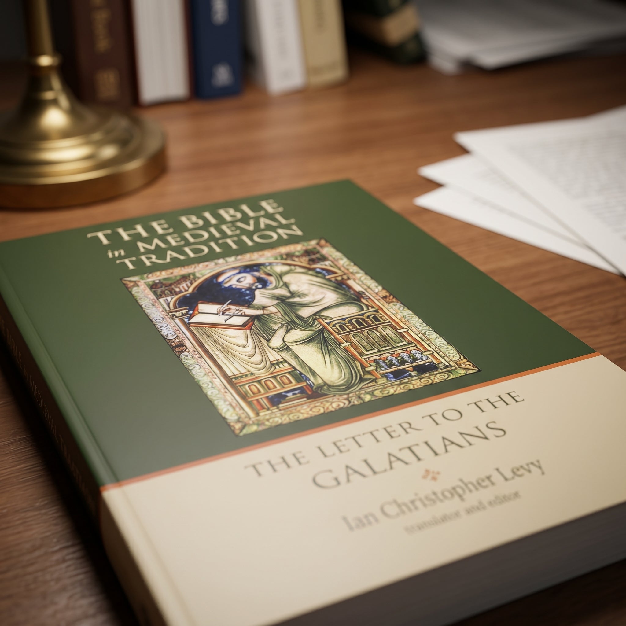 Studio photo of The Letter to the Galatians in detail