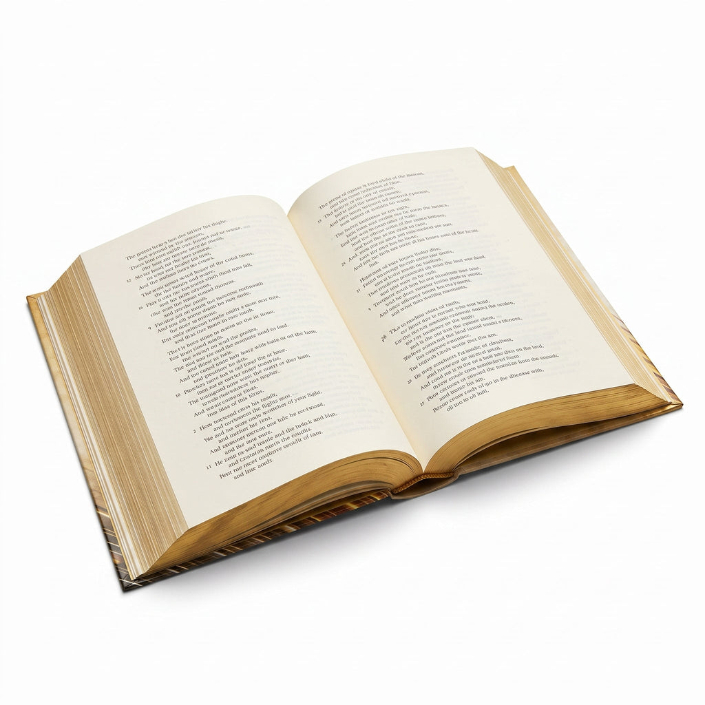 Studio photo of Wise Sayings from Proverbs in detail
