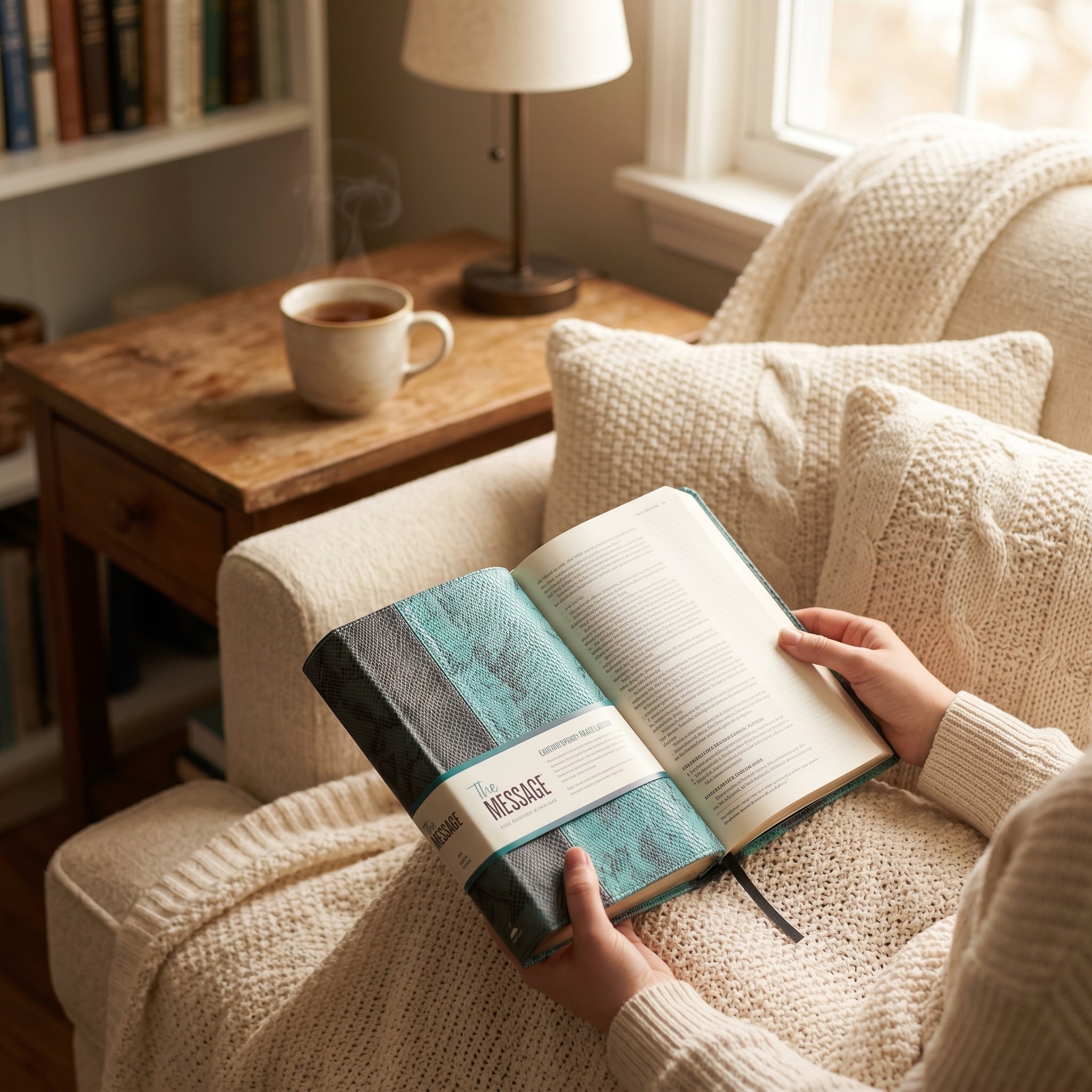Studio photo of The Message Compact: The Bible in Contemporary Language in lifestyle