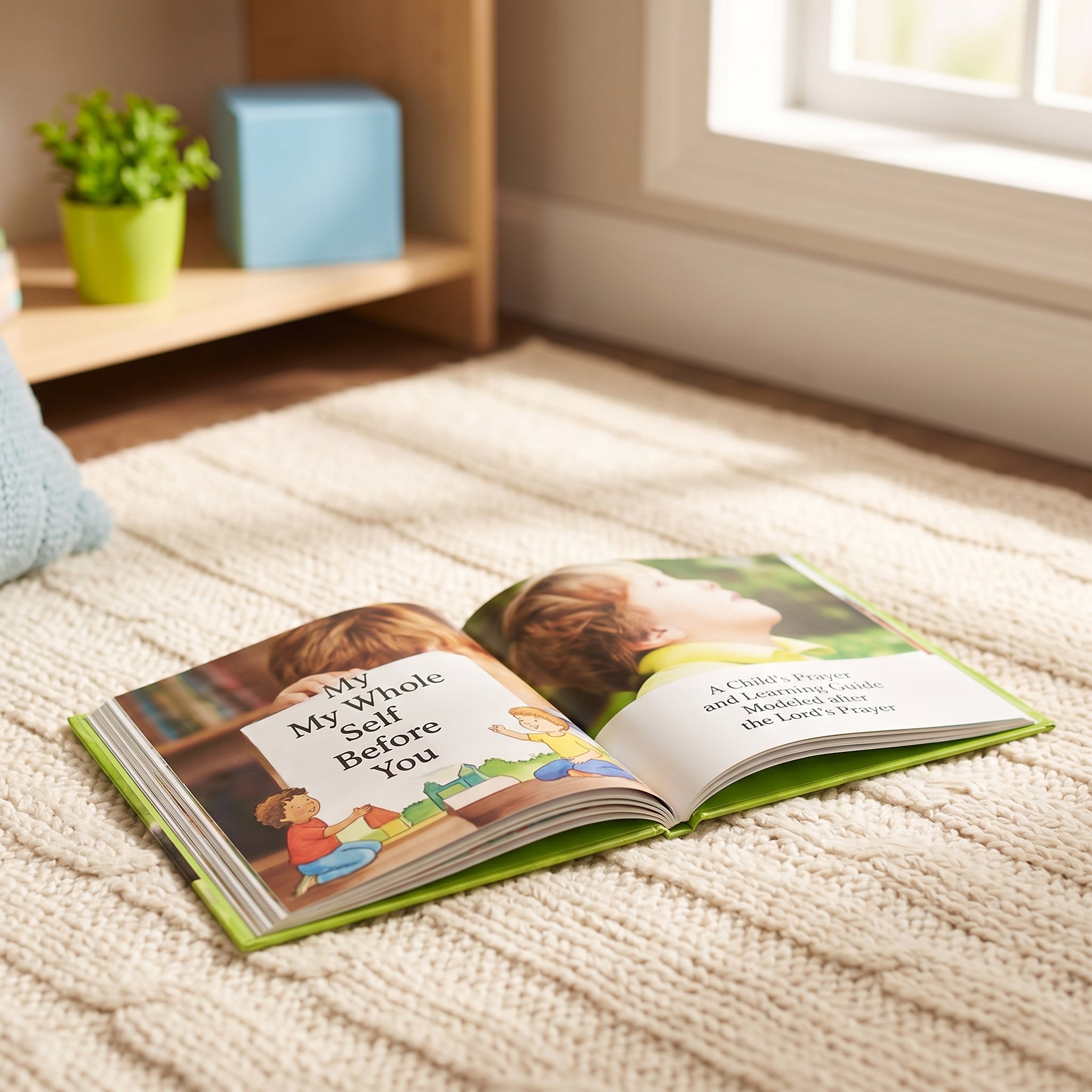 Studio photo of My Whole Self Before You: A Child's Prayer and Learning Guide Modeled After the Lord's Paryer in detail
