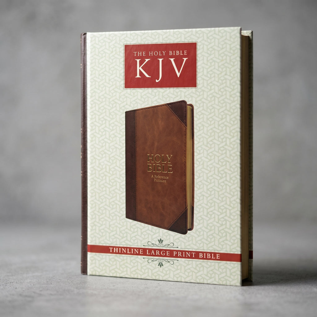 KJV Holy Bible Thinline Large Print | Ch + The Message Personal Size: The Bible in  Combo