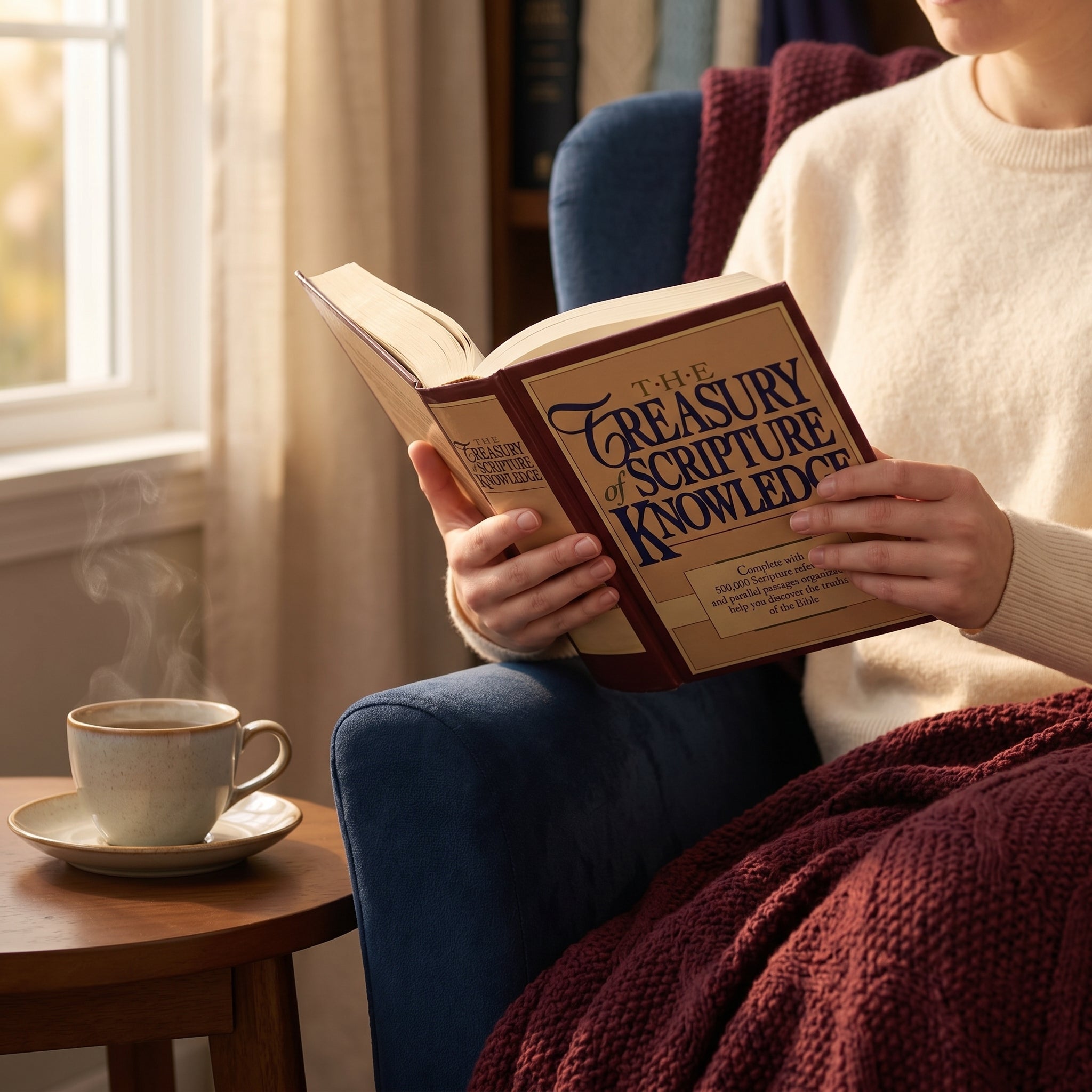 Studio photo of The Treasury of Scripture Knowledge in lifestyle