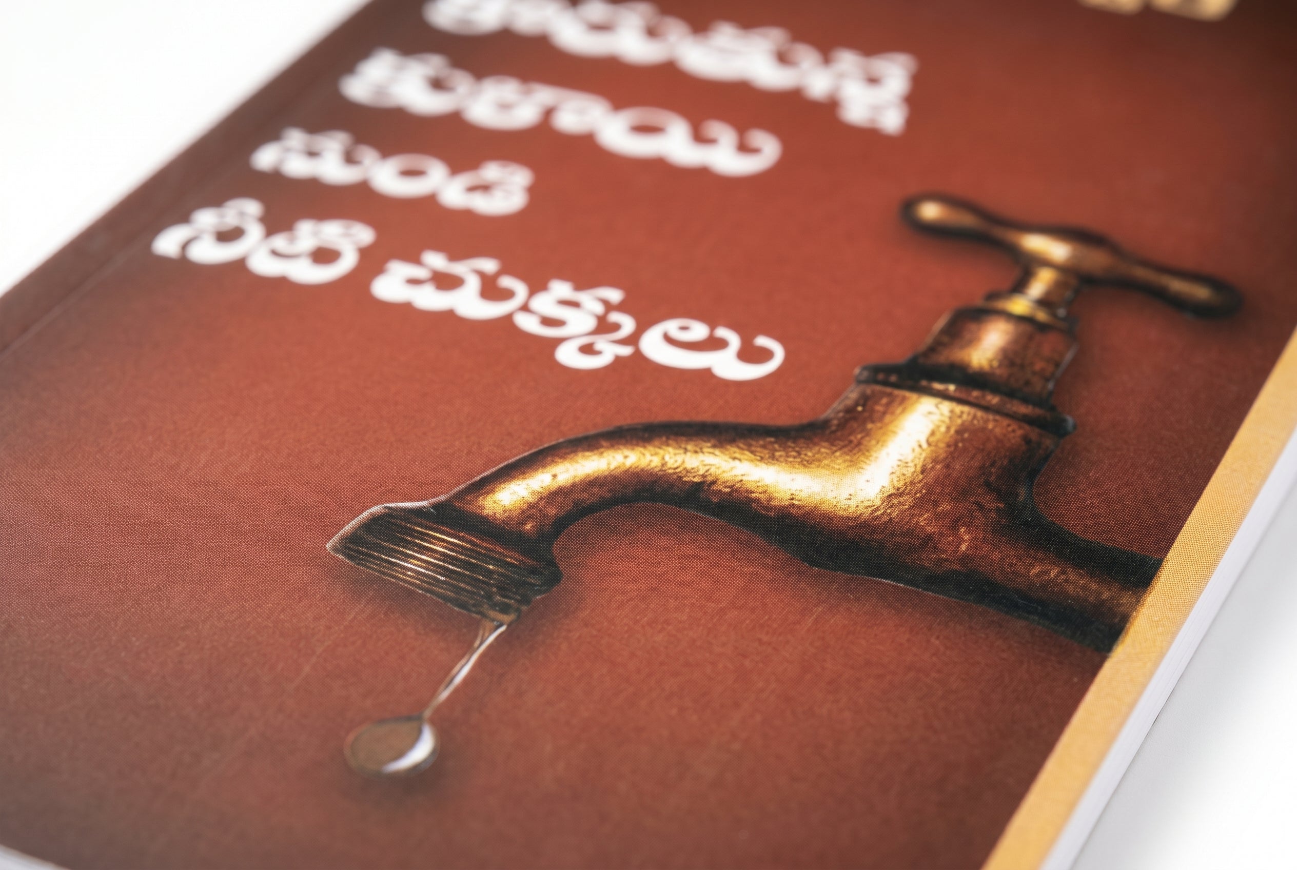 Studio photo of Drops from a Leaking Tap (Telugu) in detail