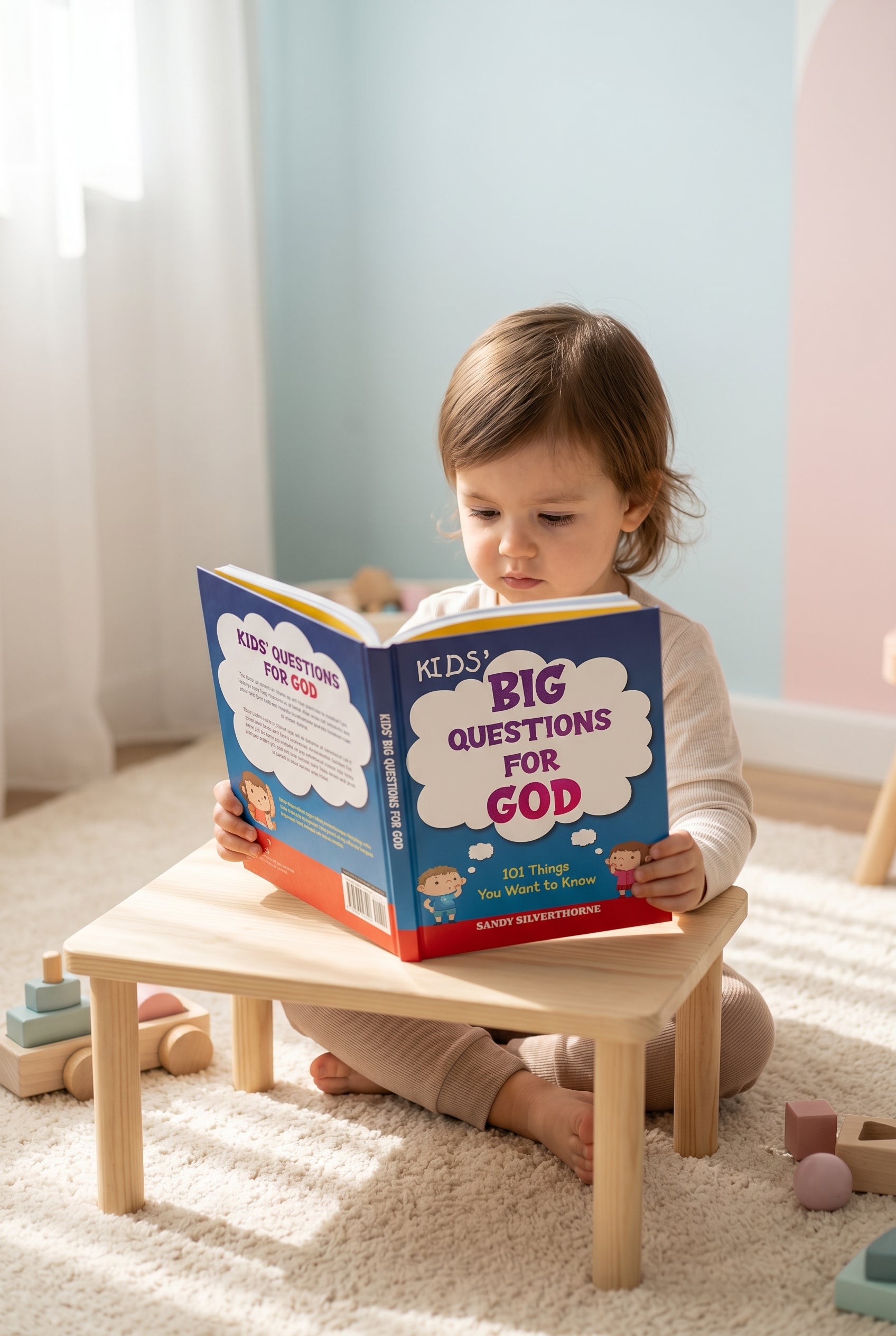 Studio photo of Kid's Big Questions for God in lifestyle