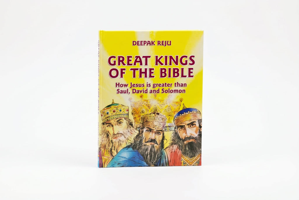 Studio photo of Great Kings of the Bible: How Jesus is greater than Saul, David and Solomon in hero