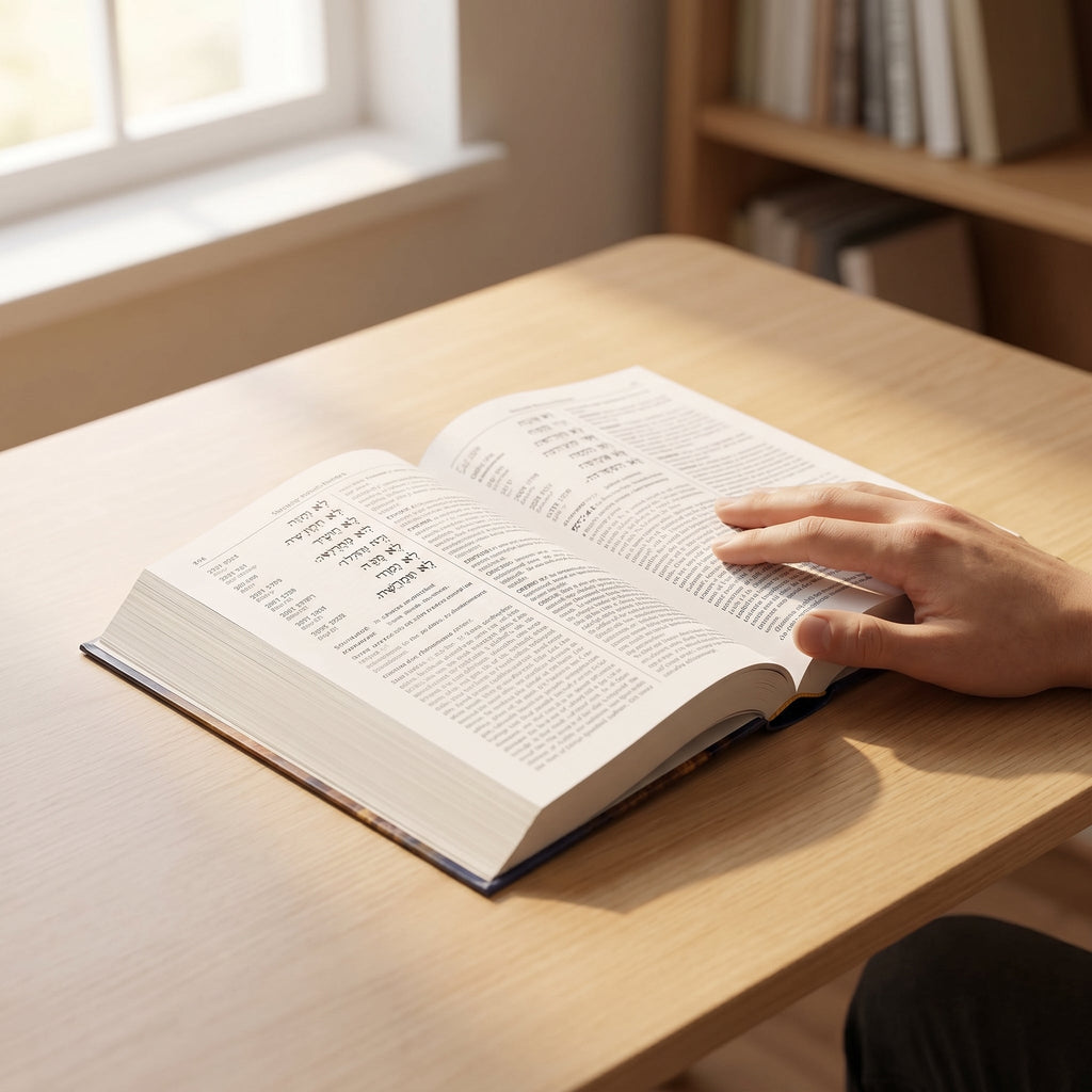 Studio photo of Amg's Annotated Strong's Dictionaries in lifestyle