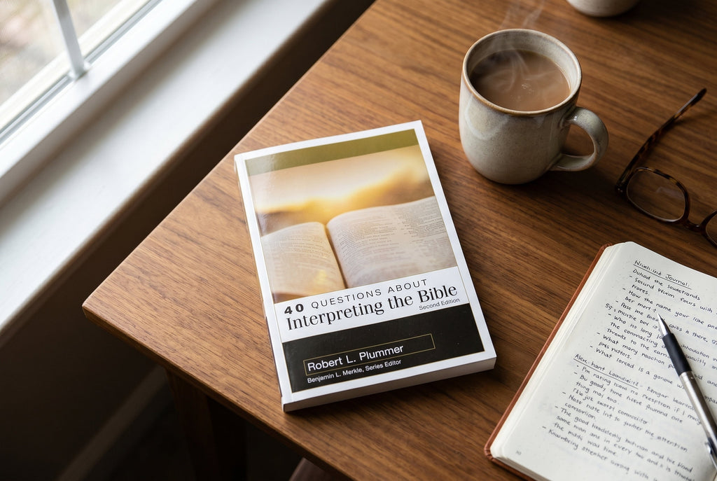 Studio photo of 40 Questions About Interpreting the Bible in lifestyle