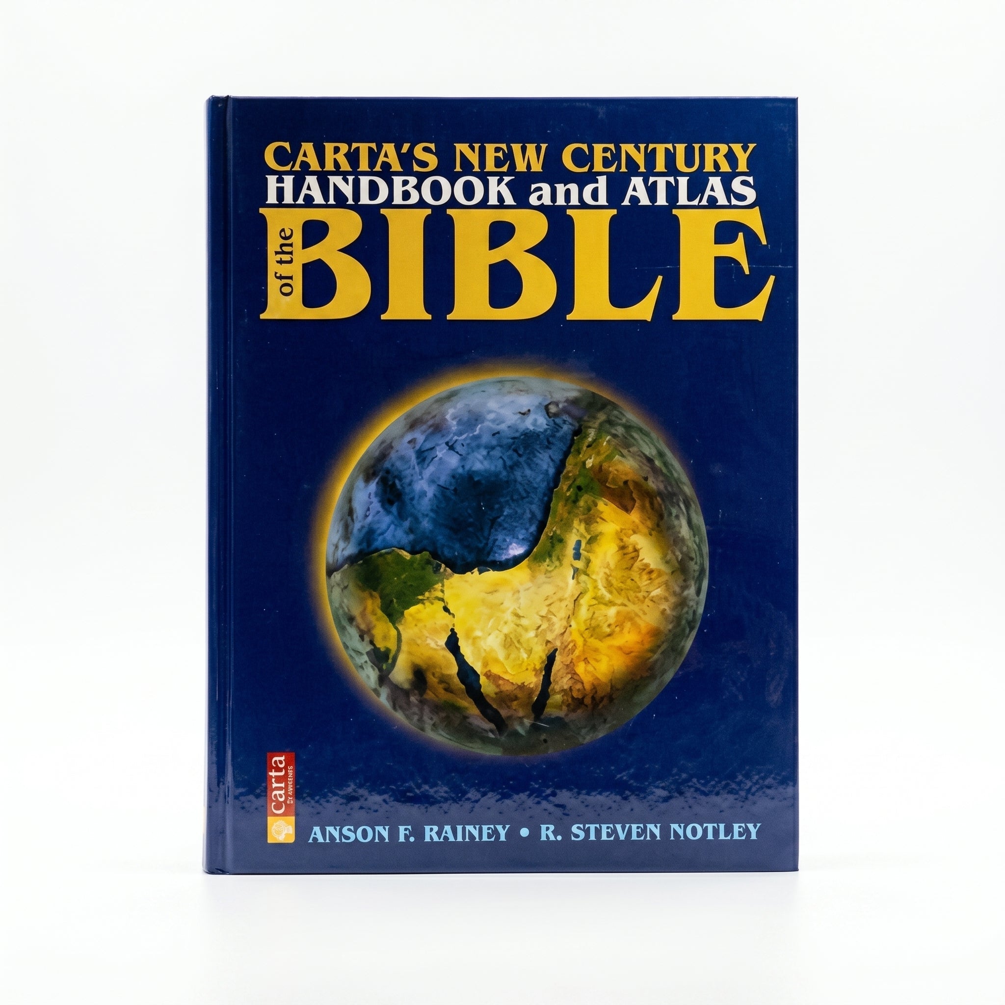 Studio photo of Cartas's New Century Handbook and Atlas of the Bible in hero