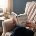 Studio photo of KJV, Believe, Hardcover: Living the Story of the Bible to Become Like Jesus in lifestyle