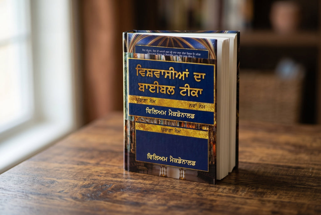 Studio photo of Believer's Bible Commentary (Punjabi),2 Volume Set in detail