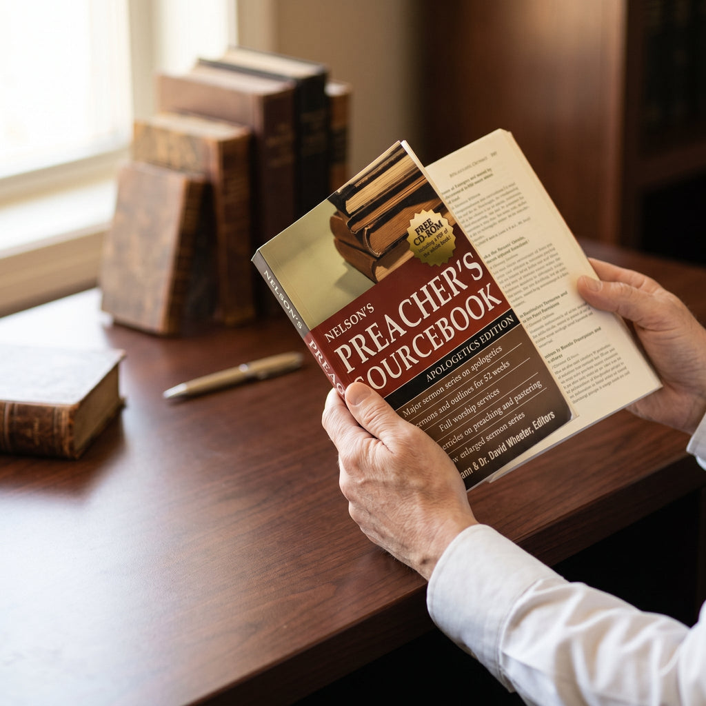 Studio photo of Nelson's Preacher's Sourcebook: Apologetics Edition in lifestyle