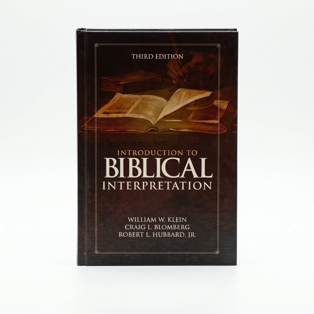 Studio photo of Introduction to Biblical Interpretation: Third Edition in hero