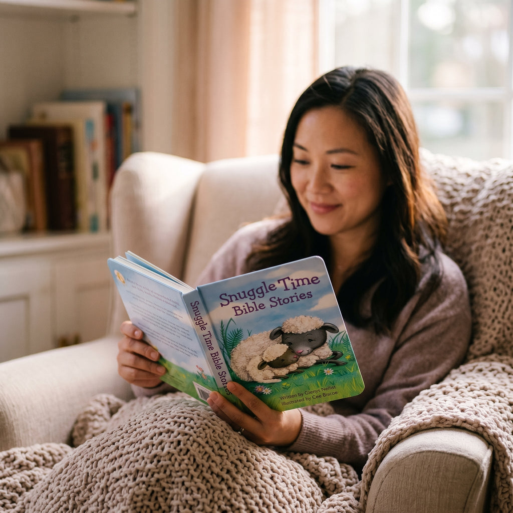 Studio photo of Snuggle Time Bible Stories in lifestyle