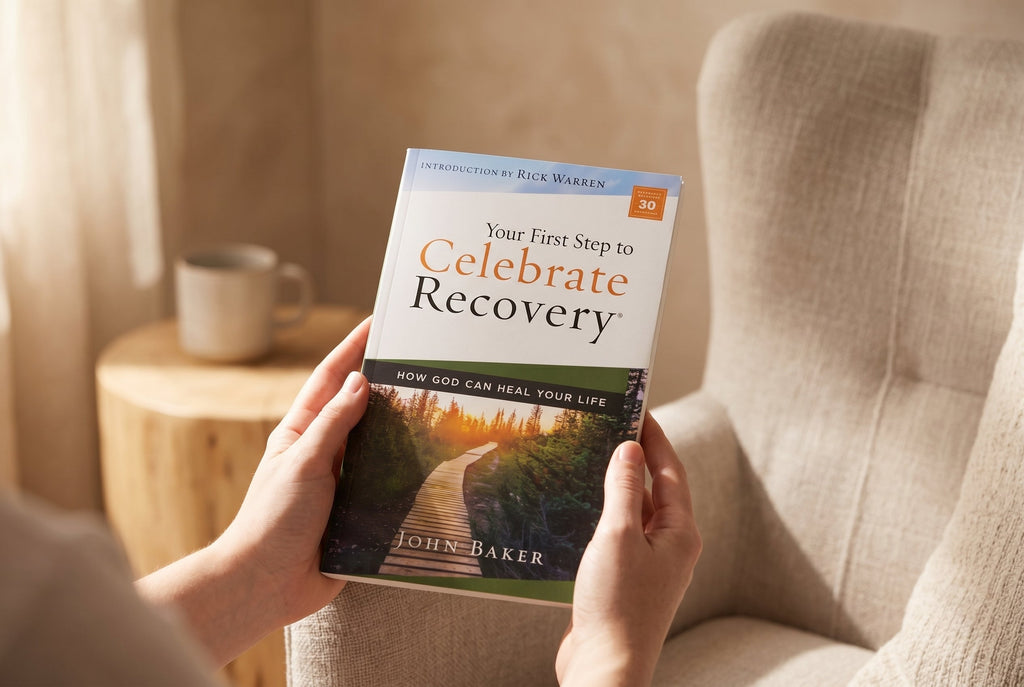 Studio photo of Your first step to Celebrate Recovery in lifestyle