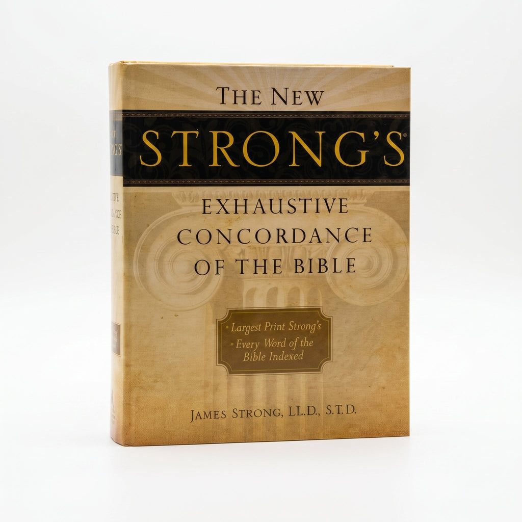 Studio photo of The New Strong's Exhaustive Concordance of the Bible in hero