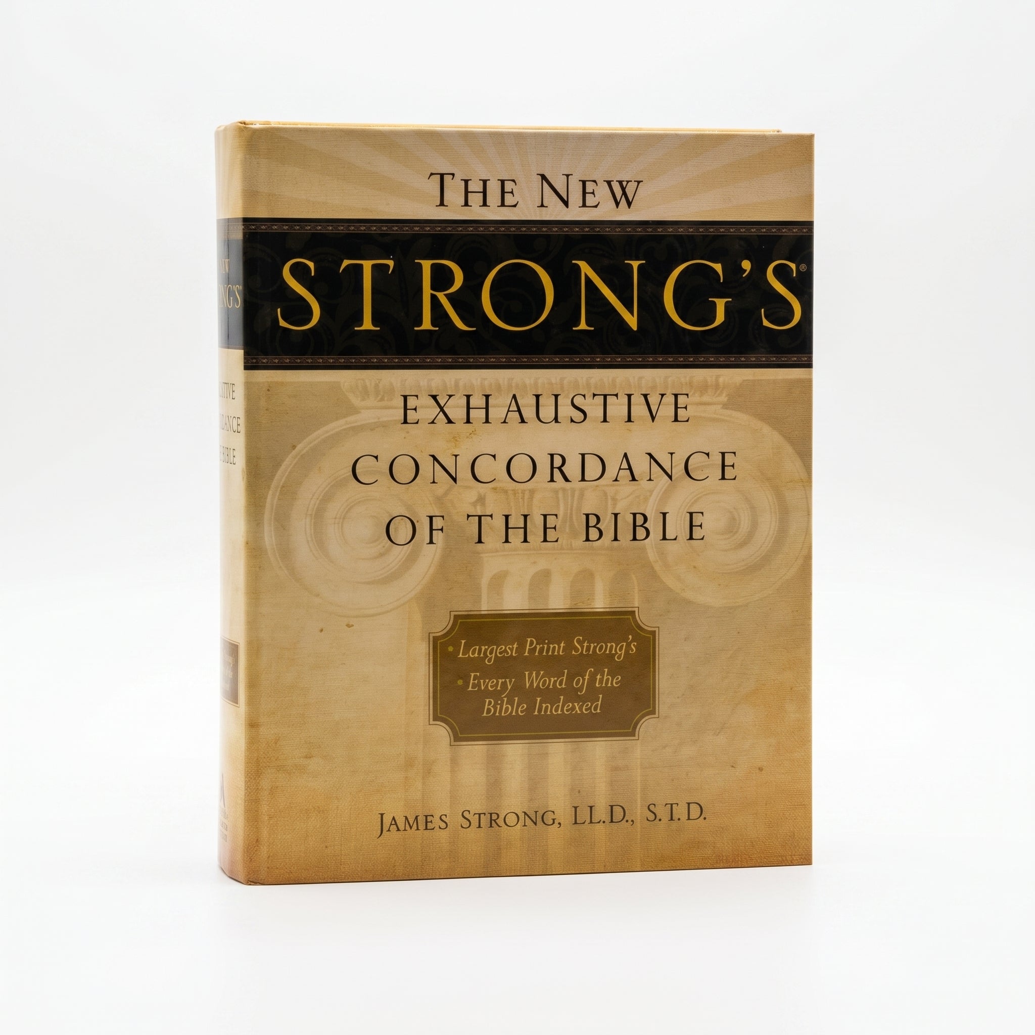 Studio photo of The New Strong's Exhaustive Concordance of the Bible in hero