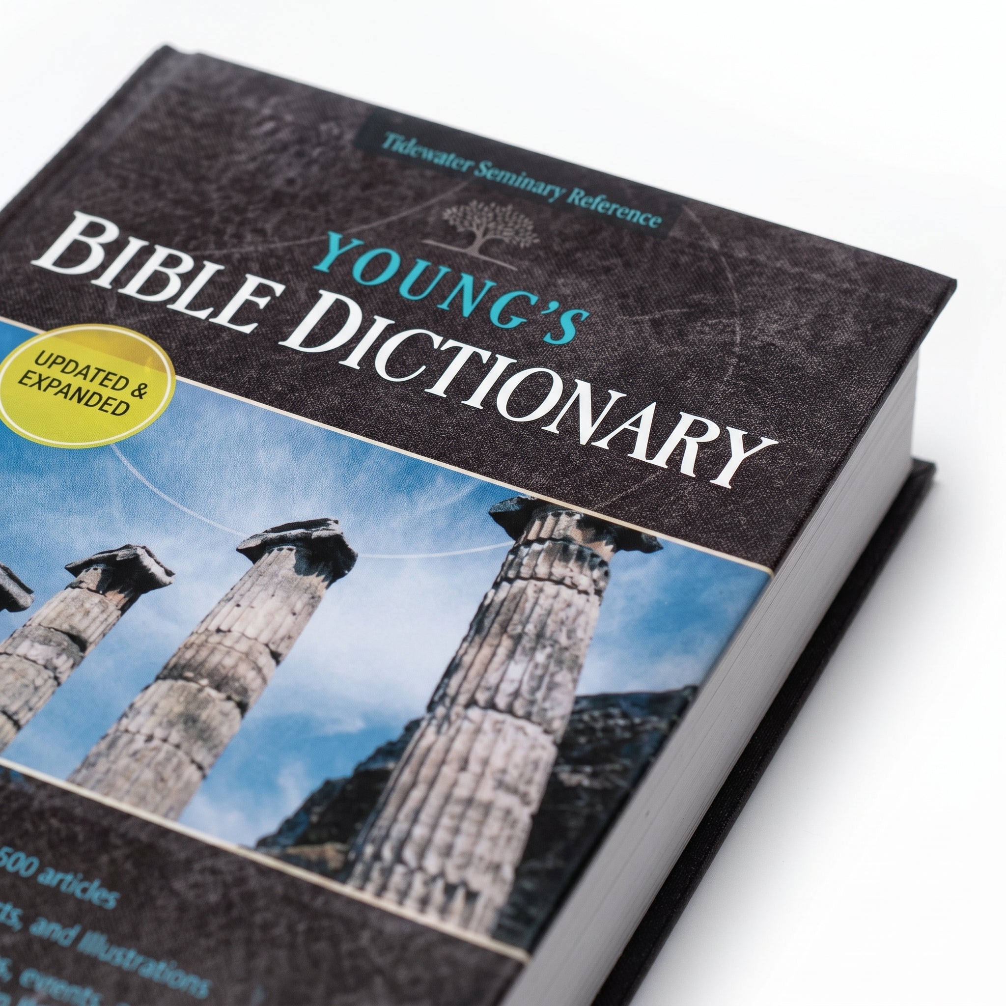 Studio photo of Young's Bible Dictionary in detail
