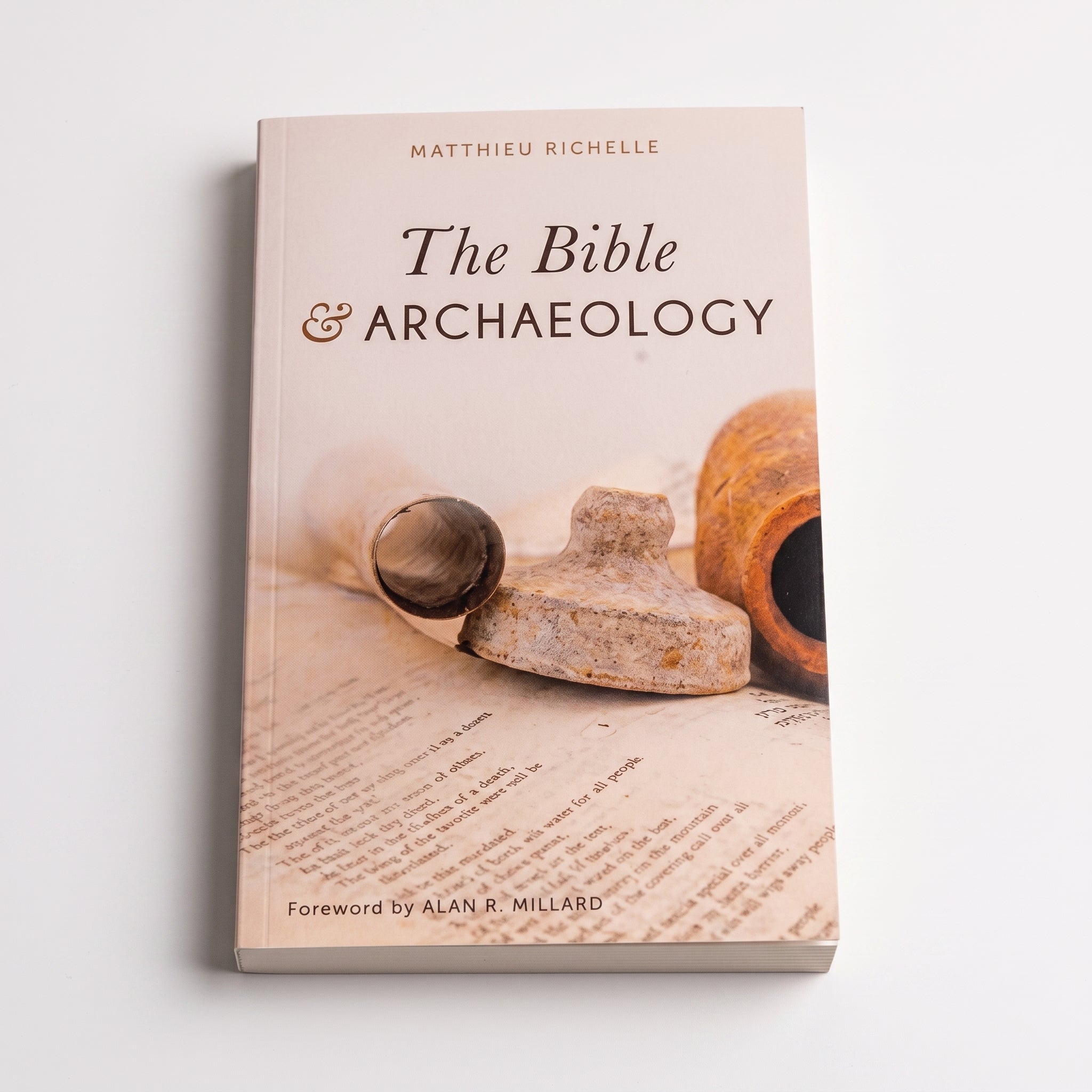 Studio photo of The Bible and Archaeology in detail
