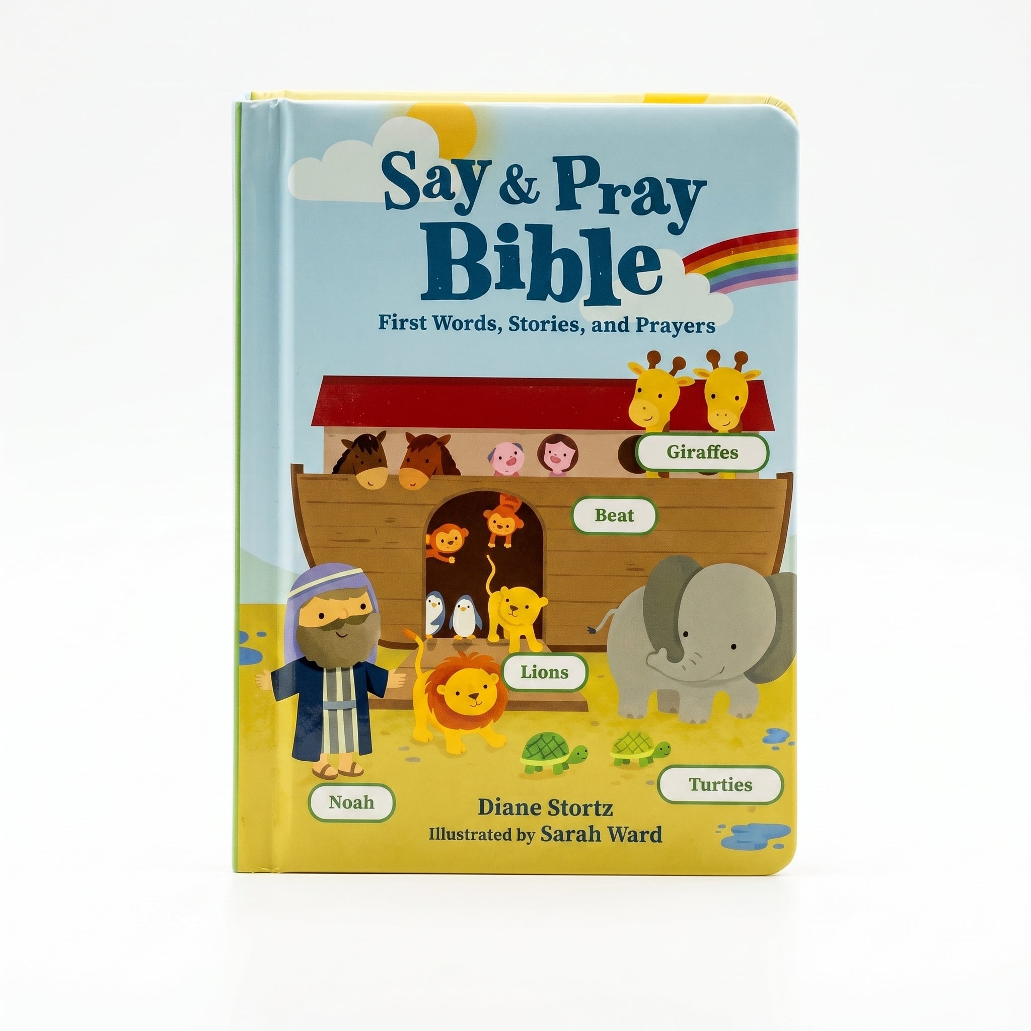 Studio photo of Say and Pray Bible: First Words, Stories, and Prayers in hero
