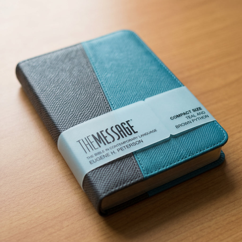 Studio photo of The Message Compact: The Bible in Contemporary Language in detail