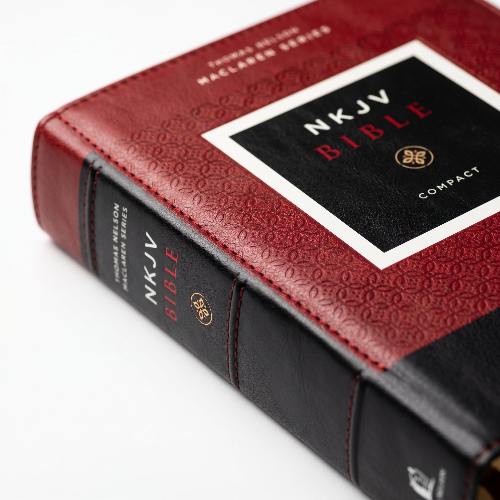 NKJV Compact Bible: Maclaren Series | Ch + NIV Pocket Black Notebook Bible | Christ Combo