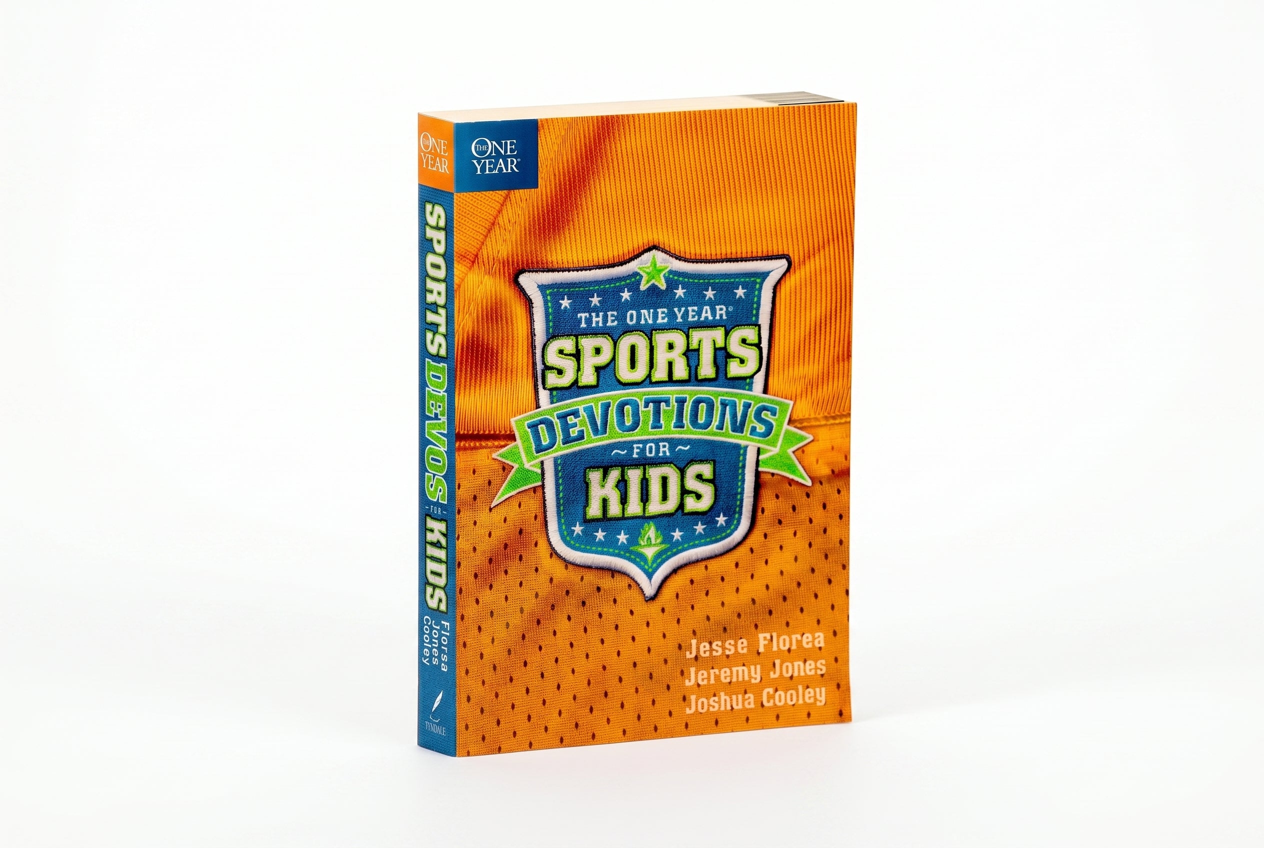Studio photo of The One Year Sports Devotions for Kids in hero