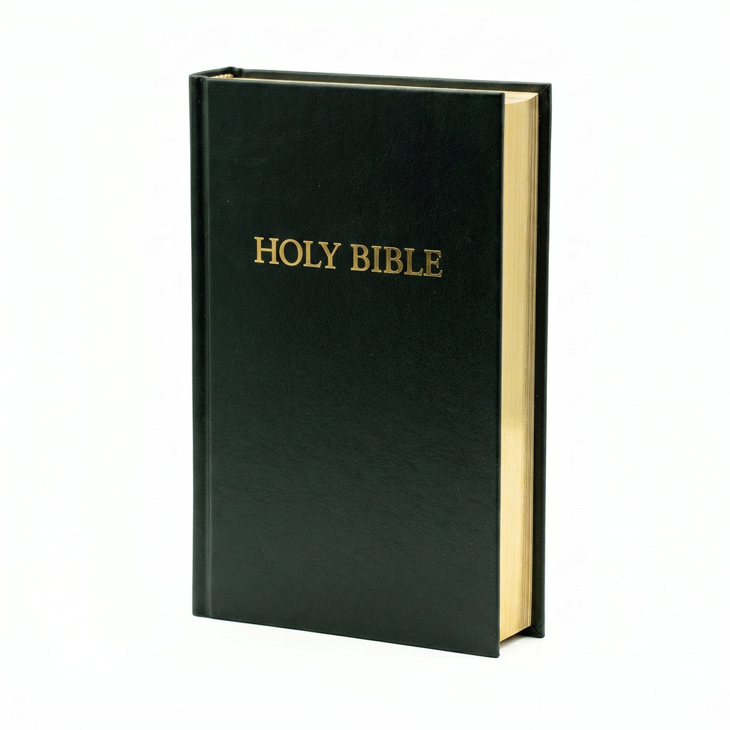 KJV Large Print Pew Bible | Christian Bi + KJV Holy Bible - Medium Format with Thum Combo