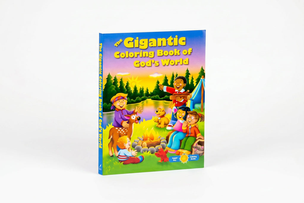 Studio photo of The Gigantic Coloring Book of God's World in hero