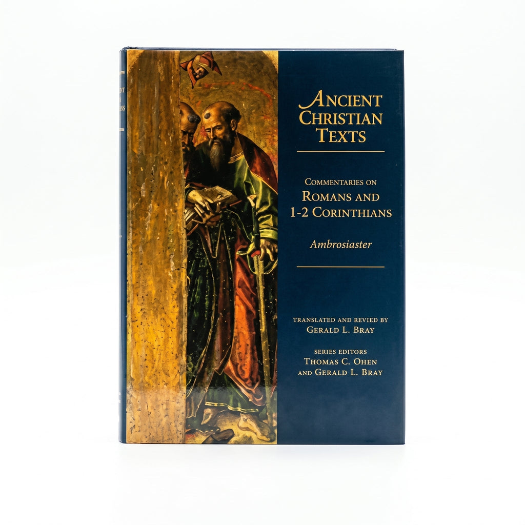 Studio photo of Commentaries on Romans and 1-2 Corinthians (Ancient Christian Texts) in hero