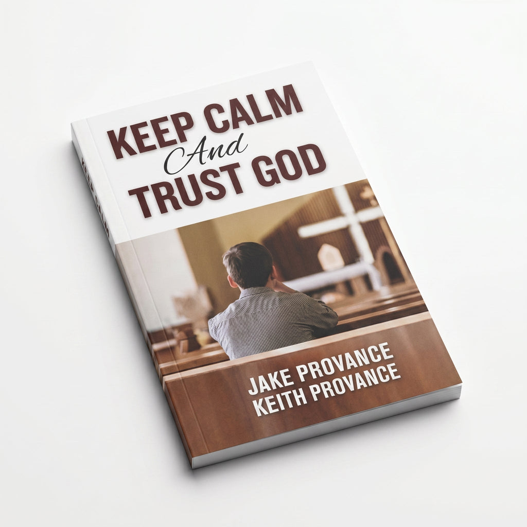Studio photo of Keep Calm and Trust God in detail