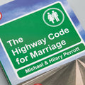 Studio photo of The Highway Code for Marriage in detail