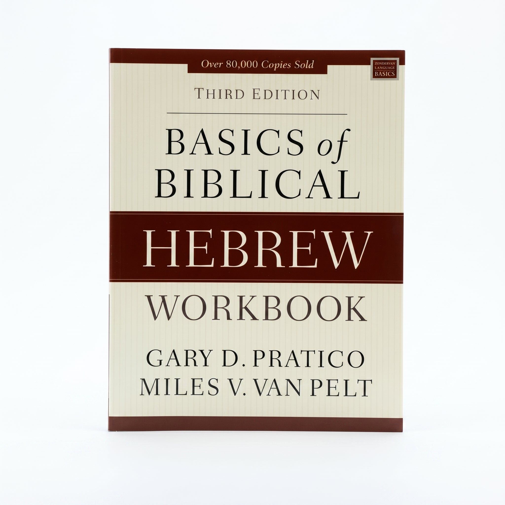 Studio photo of Basics of Biblical Hebrew Workbook: Third Edition in hero