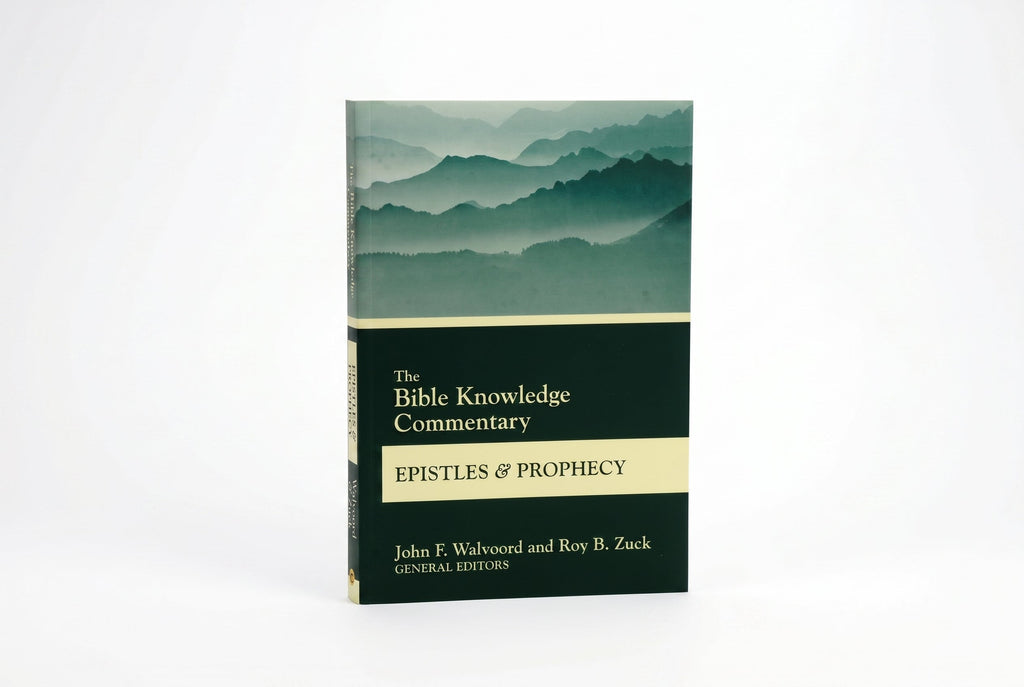 Studio photo of The Bible Knowledge Commentary Epistles and Prophecy in hero
