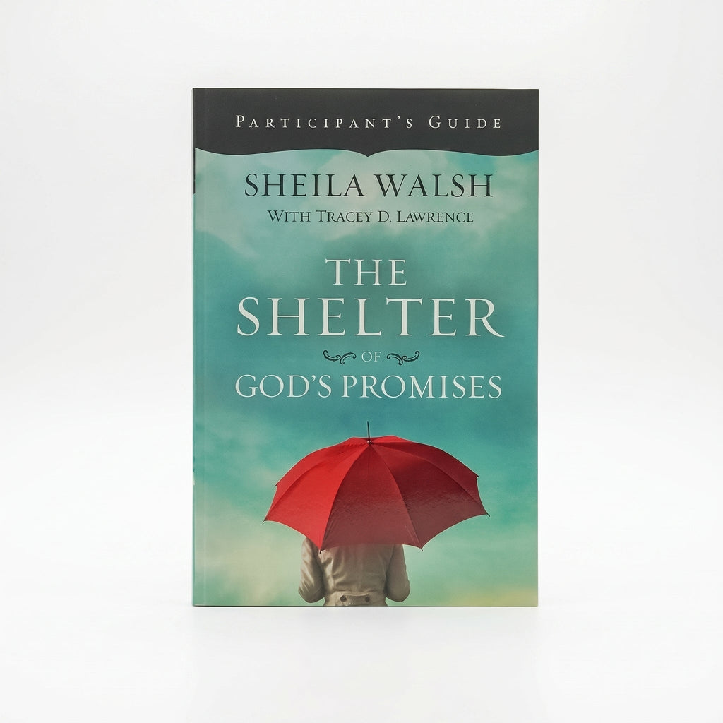 Studio photo of The Shelter of God's Promises Bible Study Participant's Guide in hero