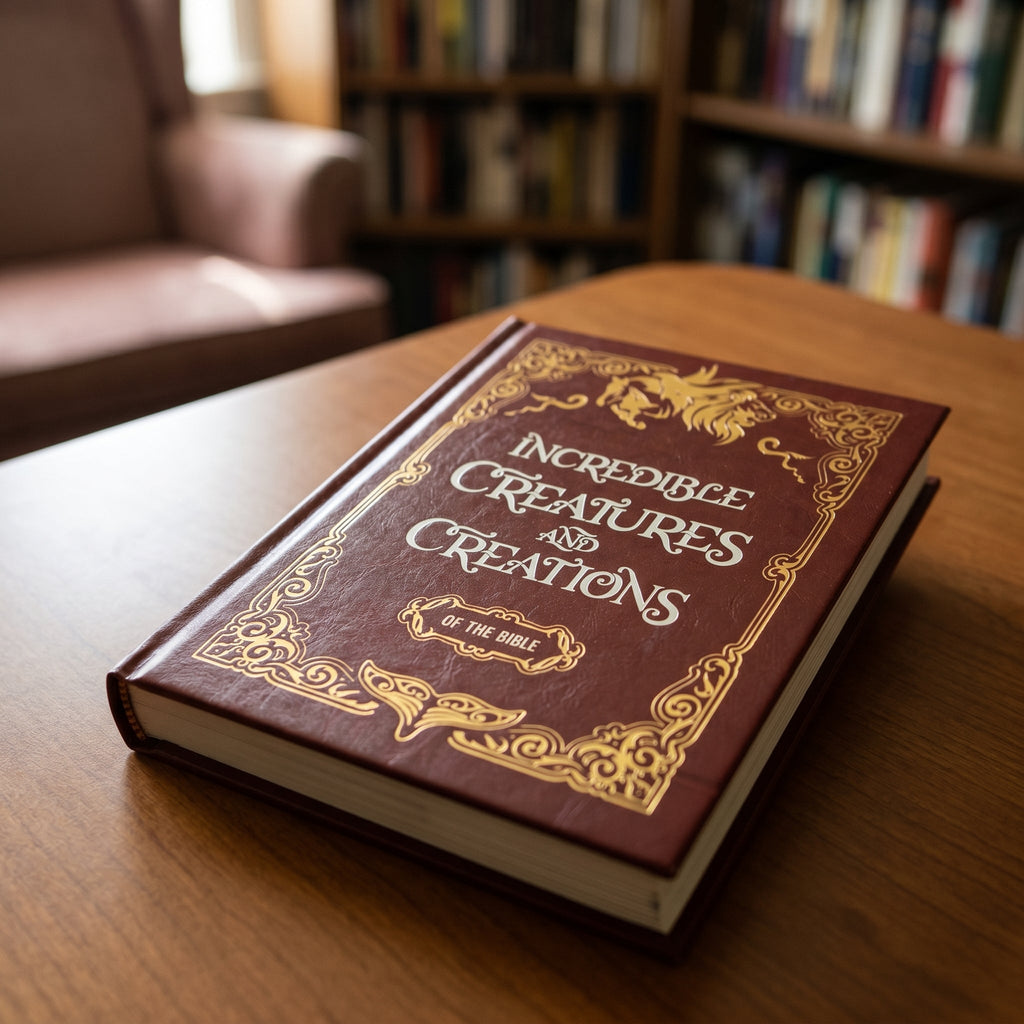 Studio photo of Incredible Creatures and Creations of the Bible in detail