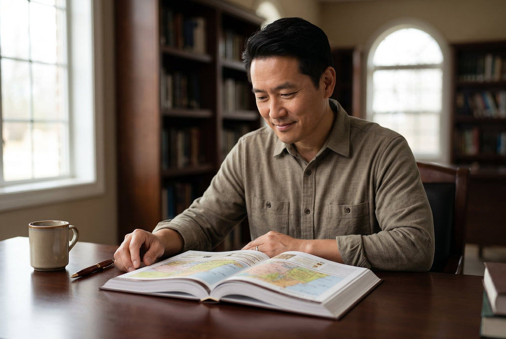 Studio photo of Rose Book of Bible Charts, Maps & Time Lines in lifestyle