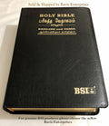 Limited Edition Tamil English Diglot Royal Size Black Golden Edge Bilingual Bible