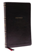 NKJV Thinline Imitation Leather Bible with Red Letter and Comfort Print